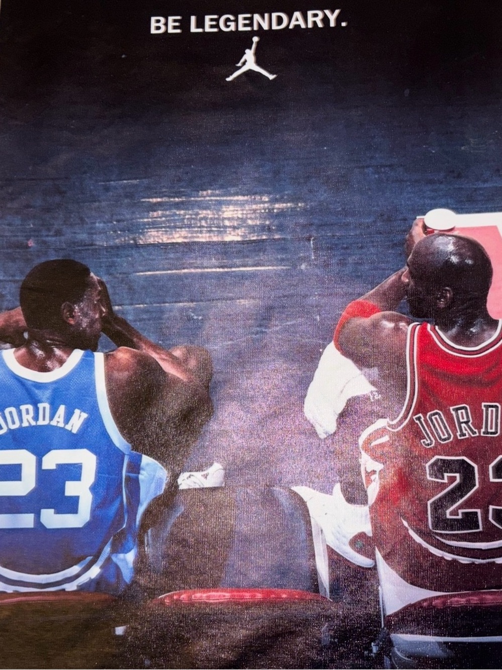 Jordan 'Be Legendary' ICONIC photo on Permanent Art Canvas!! 

A true Gem of MJ!